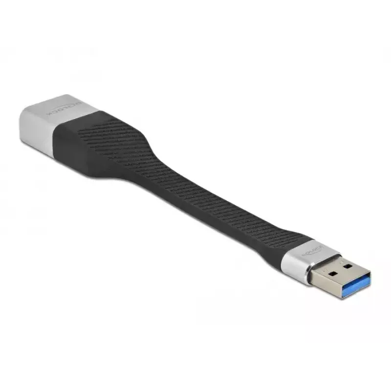 Cable plano FPC DeLOCK USB Type-A a Gigabit LAN 10/100/1000 Mbit/s 13 cm