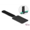 Sujetacables mini de velcro DeLOCK 90 mm x 24 mm autoadhesivo 10 uds. negro
