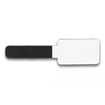 Sujetacables mini de velcro DeLOCK 90 mm x 24 mm autoadhesivo 10 uds. negro