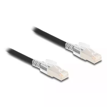 Cable de red DELOCK 80256 Cat6a S/FTP (S-STP) RJ-45–RJ-45, 2 m, negro