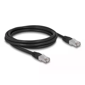 Cable de red DeLOCK RJ45 Cat.6A 2m negro