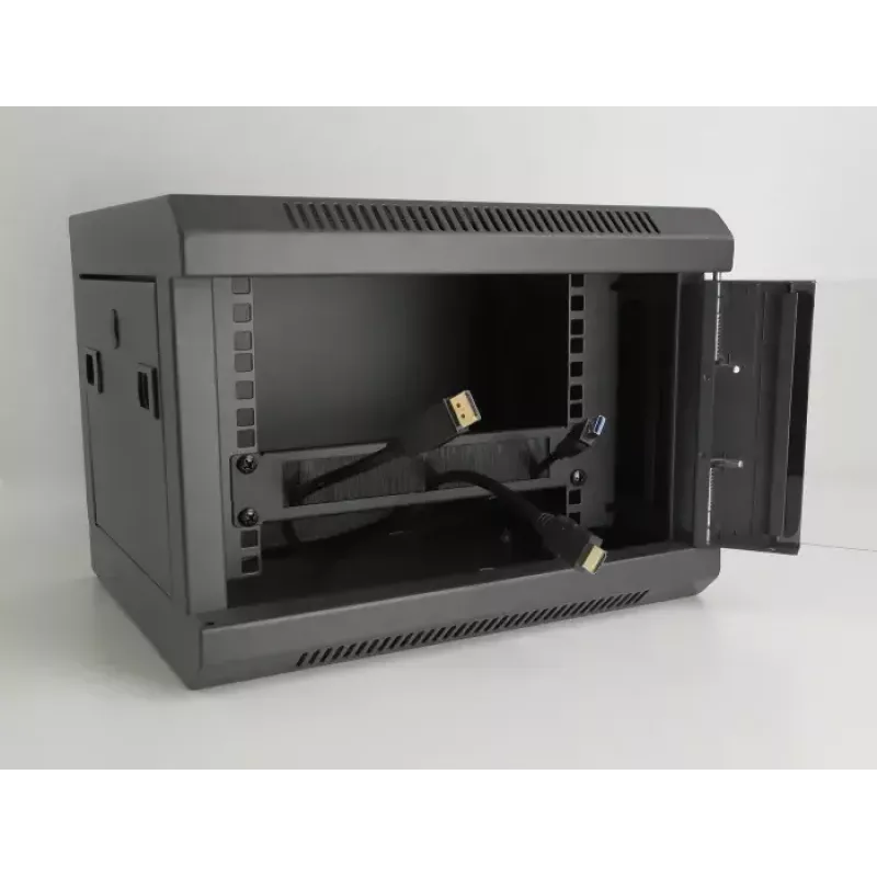 Panel de gestión de cables DeLOCK 10 inch con barra de cepillos pasacables