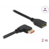 Cable de extensión DisplayPort DeLOCK 87078 2 m 8K 60 Hz acodado