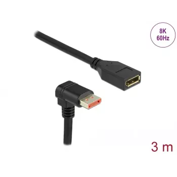 Cable de extensión DisplayPort DeLOCK 87093 3 m 8K 60 Hz