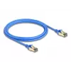 Cable de red RJ45 DeLOCK Cat.8.1 F/FTP fino 2 m azul