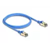 Cable de red RJ45 DeLOCK Cat.8.1 F/FTP fino 1 m azul