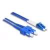 Cable de fibra óptica DeLOCK LC dúplex a SC dúplex monomodo OS2 2 m
