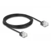 Cable de red DeLOCK RJ45 Cat.6 UTP ultrafino 3 m negro