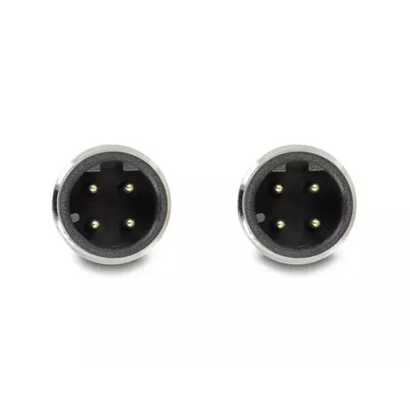 Cable de red DeLOCK M12 codificado D 4 polos macho a macho Cat5e 1 m negro