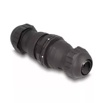 Conector de cable de fibra óptica DeLOCK 67046 LC dúplex hembra a LC dúplex hembra OS2 IP68