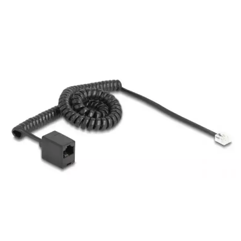 Cable telefónico DeLOCK 3 m negro 90064 RJ-11 RJ-45