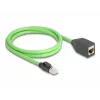 Cable de red DeLOCK 80880 RJ-45 Cat6a 1 m verde