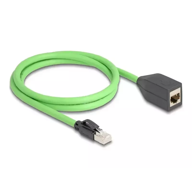 Cable de red DeLOCK 80880 RJ-45 Cat6a 1 m verde