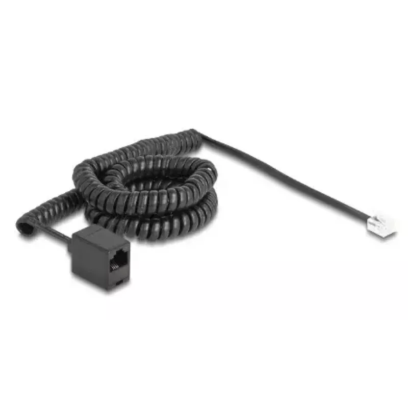 Cable telefónico DeLOCK 90114 5 m negro RJ-11 RJ-45