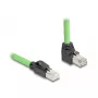 Cable de red DeLOCK 80894 RJ-45 Cat6a 5 m negro verde