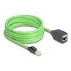 Cable de red DeLOCK 80882 RJ-45 Cat6a 5m verde