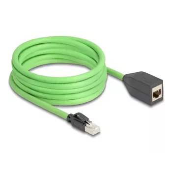 Cable de red DeLOCK 80882 RJ-45 Cat6a 5m verde