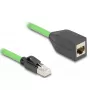 Cable de red DeLOCK 80882 RJ-45 Cat6a 5m verde
