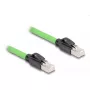 Cable de red DeLOCK RJ45 Cat.6A conector macho a conector macho 1m verde