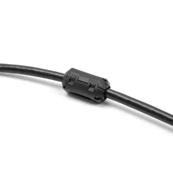 Clip para núcleo de ferrita DELOCK 80946, negro, 35 × 19,5 × 18 mm, pack de 2