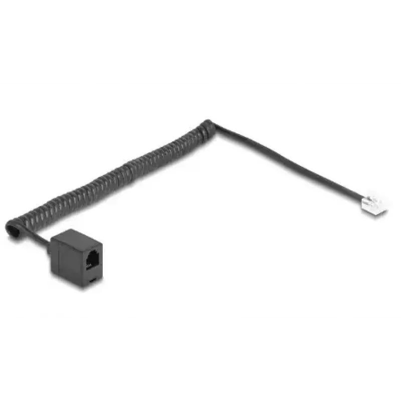 Cable telefónico DeLOCK 90231 2 m negro RJ-11 a RJ-11