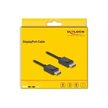 Cable DisplayPort DeLOCK 80492 8K 60Hz 40Gbps 1m