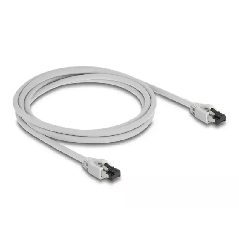 Cable de red DeLOCK 80560 RJ-45 Cat8.1 2 m gris