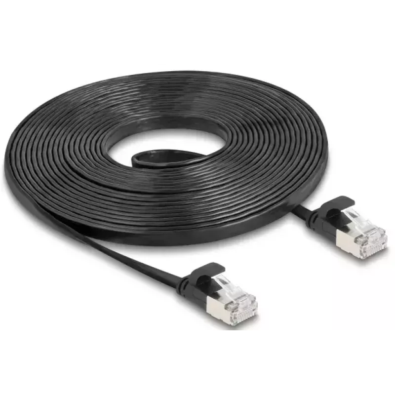 Cable de red DeLOCK 81167 RJ-45 Cat6a 5 m negro