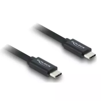 Cable coaxial USB-C a USB-C DELOCK USB4 Gen 3x2 40 Gbit/s USB PD 3.1 240 W 1 m