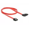 Cable SATA DeLOCK 83969 0,5 m SATA 7 pines negro rojo
