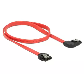 Cable SATA DeLOCK 83969 0,5 m SATA 7 pines negro rojo
