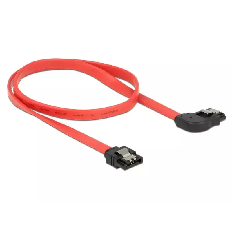 Cable SATA DeLOCK 83969 0,5 m SATA 7 pines negro rojo