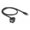 Cable USB DeLOCK 0,5 m USB 2.0 USB A USB C 88056
