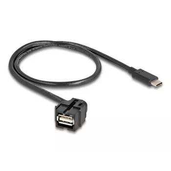 Cable USB DeLOCK 0,5 m USB 2.0 USB A USB C 88056