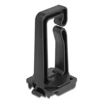 Sujetacables DeLOCK 90769 policarbonato negro 1 ud.