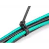 DeLOCK Bridas reutilizables resistentes al calor, 200 x 7.5 mm, negro, 100 uds.