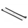 DeLOCK Bridas reutilizables resistentes al calor, 200 x 7.5 mm, negro, 100 uds.