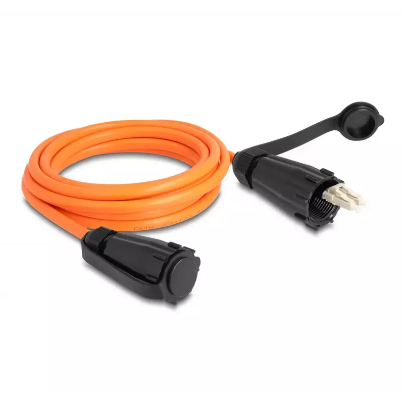 Cable de fibra óptica DeLOCK LC Duplex a LC Duplex OM2 3m IP68