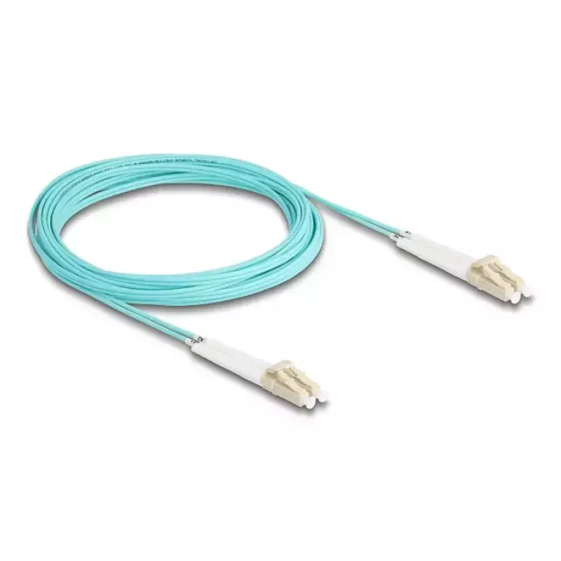 Cable de fibra óptica DeLOCK 88082 LC Duplex a LC Duplex OM3 5m
