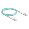 Cable de fibra óptica DeLOCK LC Duplex a LC Duplex OM3 2m