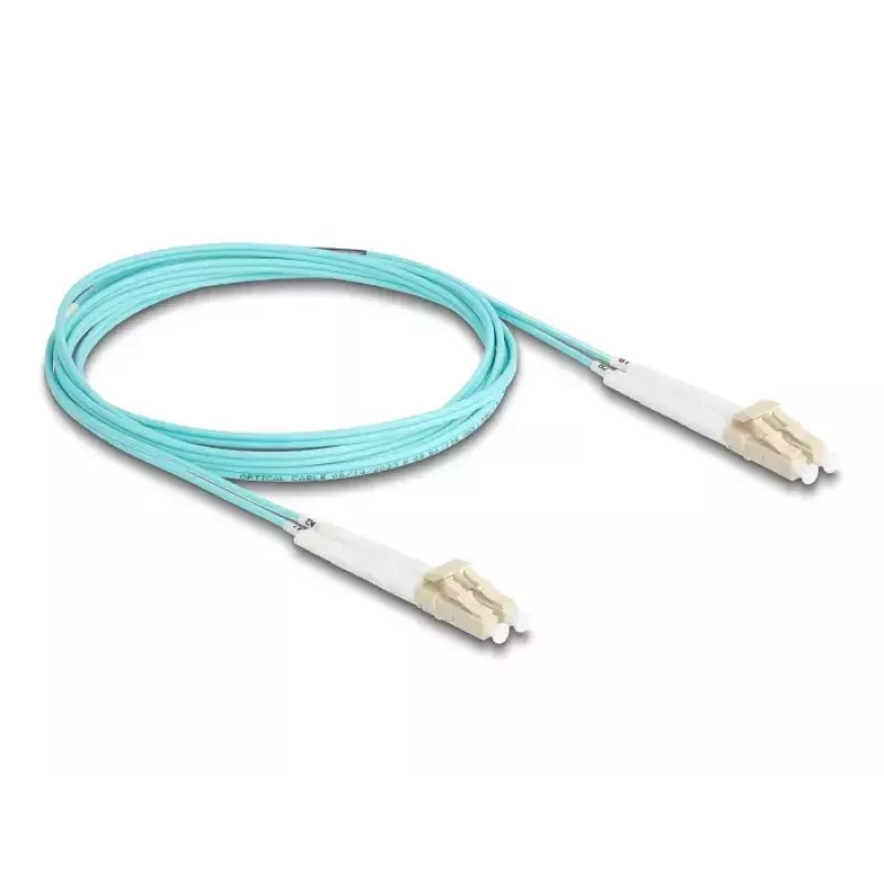 Cable de fibra óptica DeLOCK LC Duplex a LC Duplex OM3 2m