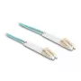Cable de fibra óptica DeLOCK LC Duplex a LC Duplex OM3 2m