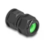 Acoplador de paso RJ45 IP67 impermeable negro DeLOCK