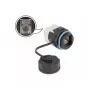DeLOCK 86699 Conector de cable impermeable RJ45 Cat.6A LSA, negro