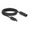 Cable DeLOCK DL4 solar 4 mm² conector macho a conector hembra 5 m negro
