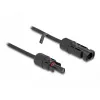 Cable DeLOCK DL4 solar 4 mm² conector macho a conector hembra 5 m negro