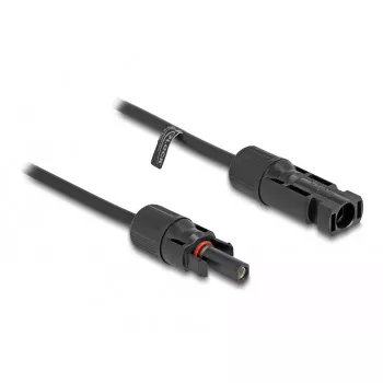 Cable DeLOCK DL4 solar 4 mm² conector macho a conector hembra 5 m negro