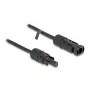 Cable DeLOCK DL4 solar 4 mm² conector macho a conector hembra 5 m negro