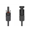 Cable DeLOCK DL4 solar 6 mm² conector macho a conector hembra 3 m negro