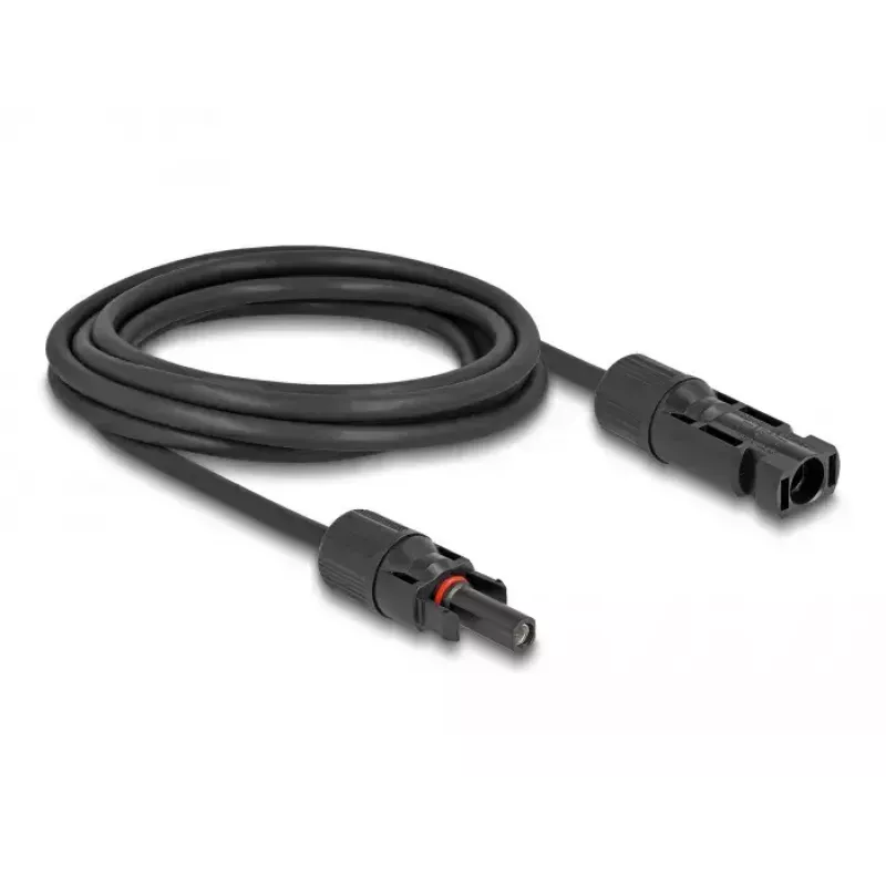 Cable DeLOCK DL4 solar 4 mm² conector macho a conector hembra 3 m negro